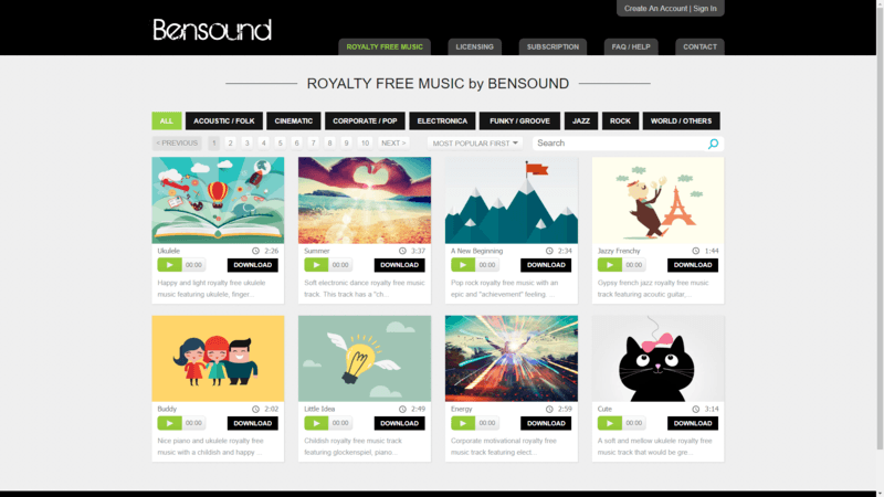 musique gratuite pour vidéo 2 musique gratuite pour vidéo 1
