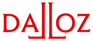 Logo rouge de l'éditeur Dalloz