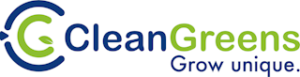 Logo CleanGreens avec slogan 